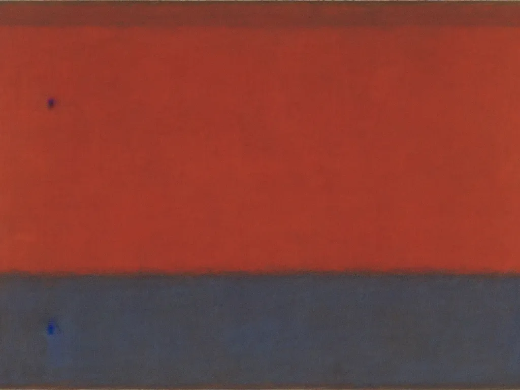 Image similar to moses separating the red sea. mark rothko