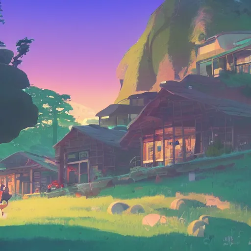 Prompt: a shop on a hill, front, print, tropical island, game design, transparent background, golden hours, cory loftis, james gilleard, atey ghailan, makoto shinkai, goro fujita, studio ghibli, rim light, exquisite lighting, clear focus, very coherent, soft painting