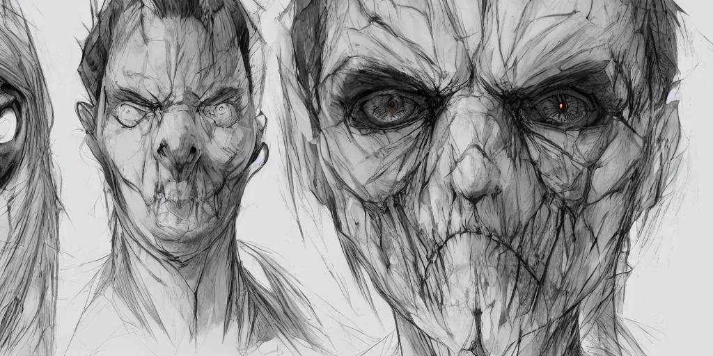 Prompt: gothic ghost character face detail designs, Greg Rutkowski, character sheet, kim jung gi, Darek Zabrocki, Karlkka, Jayison Devadas, Phuoc Quan, trending on Artstation, 8K, ultra wide angle, pincushion lens effect