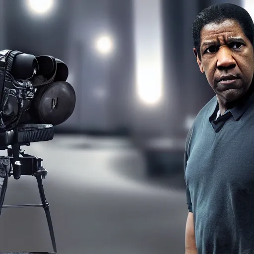 Prompt: Denzel Washington in Garry's Mod, hd dslr 8k