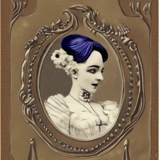 Image similar to fancy victorian cards jester