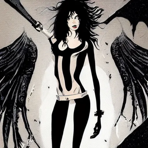 Image similar to death from the'the sandman'comics