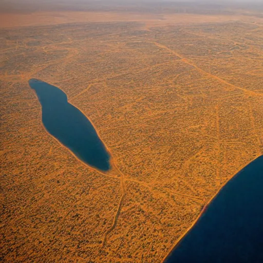 Prompt: an aerial photograph of Sudan by Andy Yeung