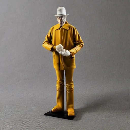 Image similar to marcel duchamp stop motion vinyl action figure, plastic, toy, butcher billy style