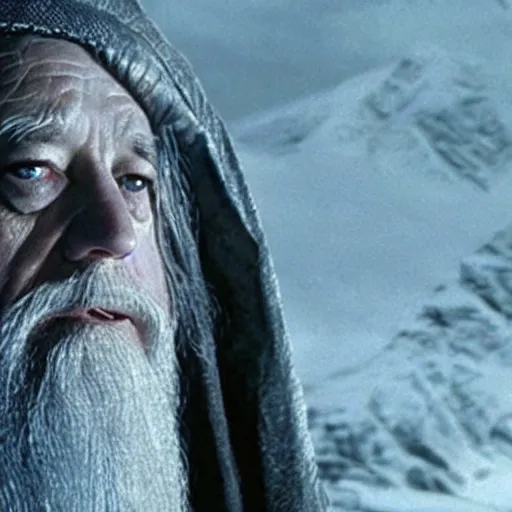 Image similar to lord of the rings starring joe biden as gandalf