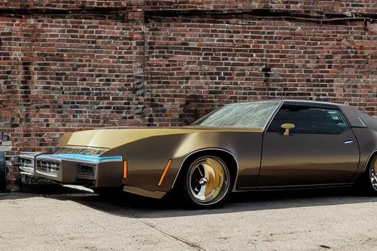 Image similar to cyberpunk version of a 1 9 7 2 buick riviera