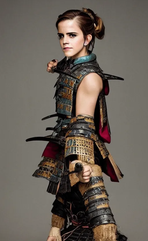 Image similar to emma watson as an ancient samurai