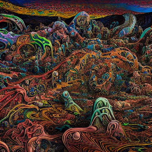 Image similar to psychedelic wasteland, intricate detail, hyperrealistic