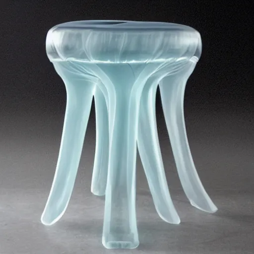 Prompt: the jellyfish stool by Philip stark