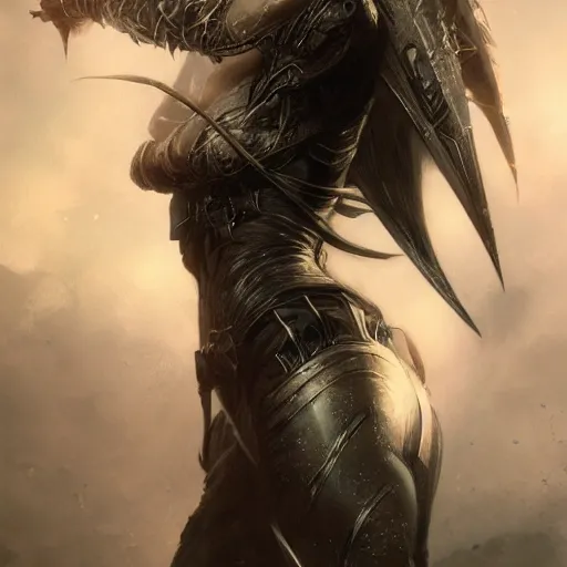 Image similar to social justice warrior, darkwave, darksynth character portrait, sharp, digital matte painting, art by luis royo, greg rutkowski, wlop, dramatic lighting, trending on artstation