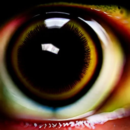 Prompt: macro photography of a dragon's eye, award - winning world press photo awards, incredible photo,