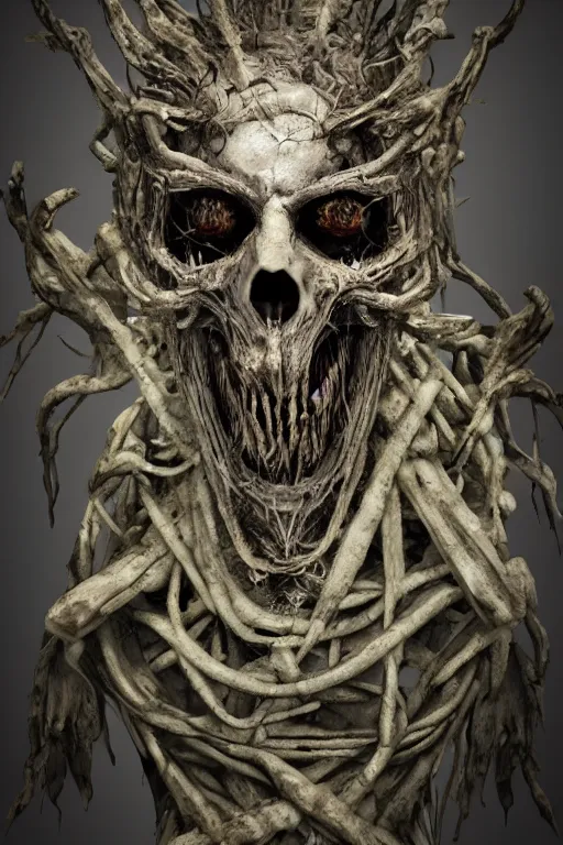 Image similar to god of decay and rot, character design, scary, radiating with power, glowing eyes, whirling death, disgusting, dripping, oily, decomposition, ghostly mist, scary, unreal engine, photorealistic