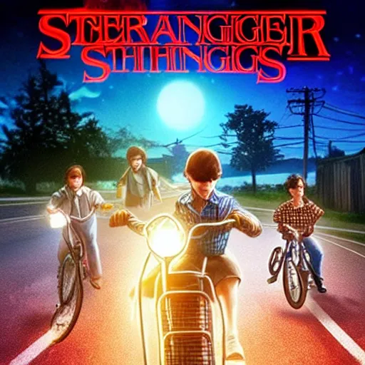 Image similar to Open-world PS5 Stranger Things video game