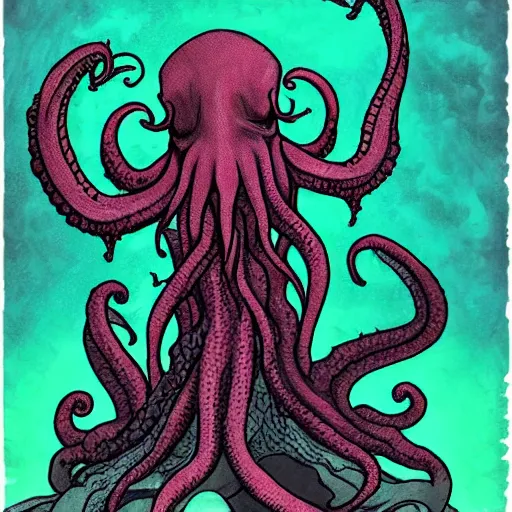 Image similar to Cthulhu in love