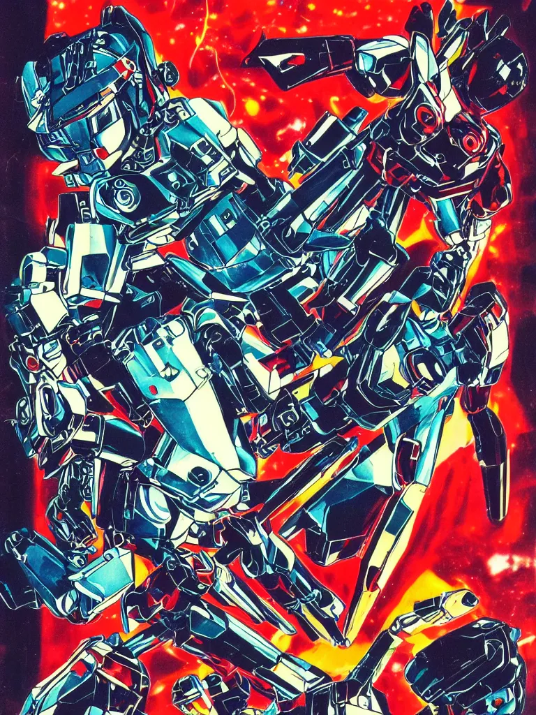 Image similar to 1980s anime movie advertisement poster, cyborg boy, chrome boy, edgy adventure sci fi, science fiction, gundam, akira, space, neon, lasers