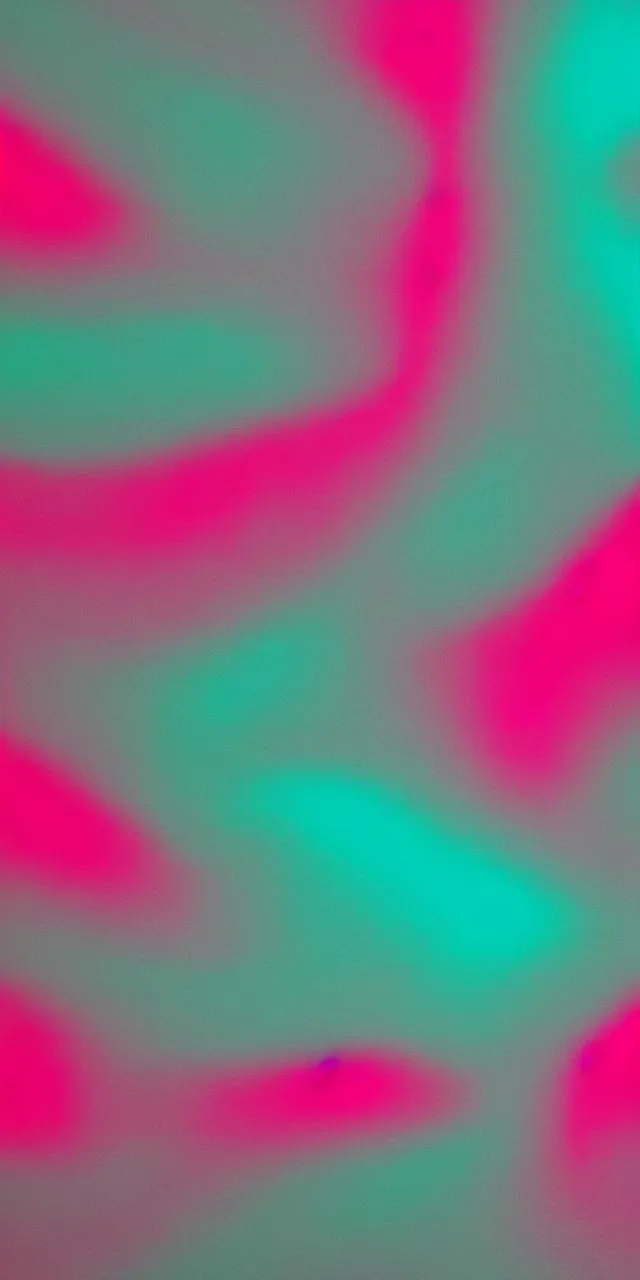 Prompt: gradient fluids lines lights, tritone turquoise pink and black