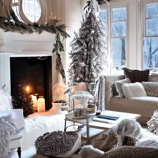 Image similar to extremely cold winter wonderland, cosy vibes, warm lighting extremely detailed