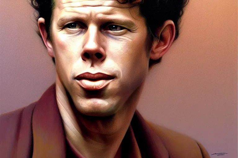 Image similar to poster portrait of young tom waits in the color of money ( 1 9 8 6 ). oil painting elegant, highly detailed, centered, digital painting, artstation, concept art, smooth, sharp focus, illustration, artgerm, tomasz alen kopera, peter mohrbacher, donato giancola, joseph christian leyendecker drew struzan