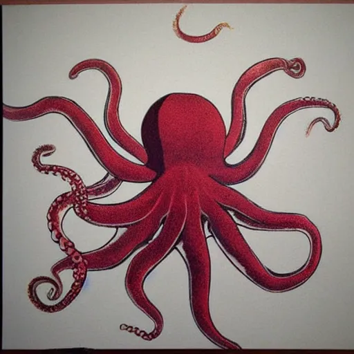 Image similar to octopus art deco