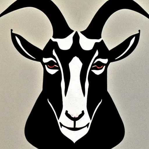 Image similar to goat head with face of vladimir putin very detailed portrait