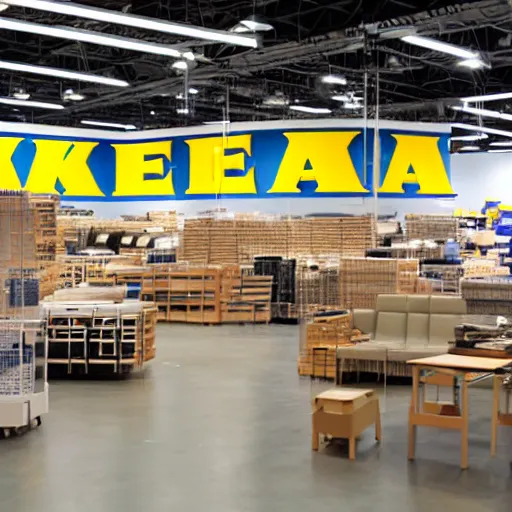 Image similar to an endless ikea store