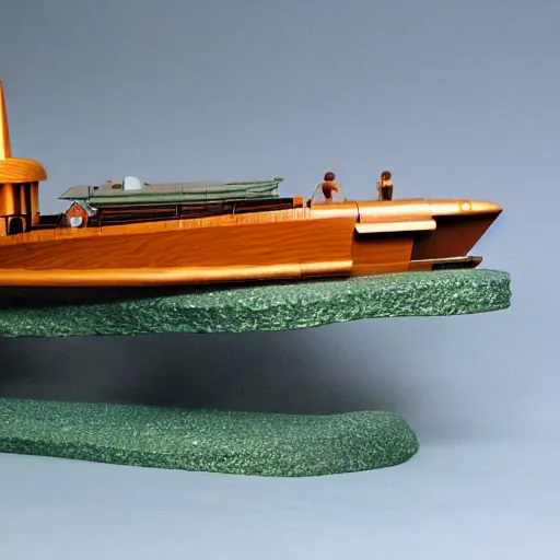 Prompt: frank lloyd wright designed submarine, 3 5 mm, high resolution, highly detailed, intricate, beautiful, picturesque