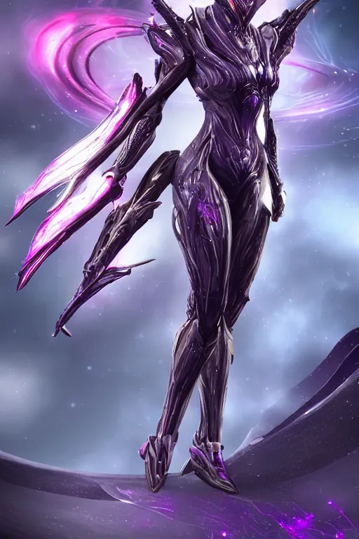 Prompt: galactic hyperdetailed elegant beautiful stunning giantess valkyr warframe goddess paw shot, sharp spines, sharp metal ears, smooth purple eyes, smooth fuschia skin, silver armor, bigger than galaxy, epic proportions, epic scale, epic size, warframe fanart, destiny, furry, dragon art, goddess art, giantess art, furaffinity, octane render