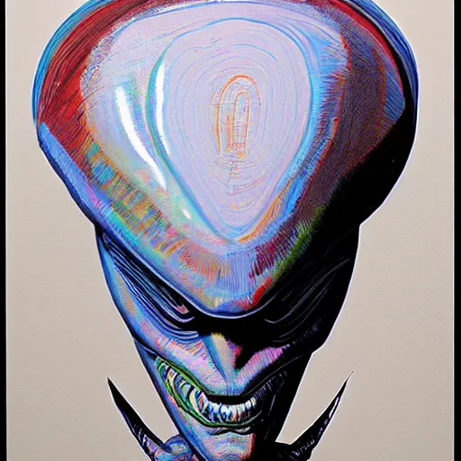 Image similar to alien by wayne thiebaud