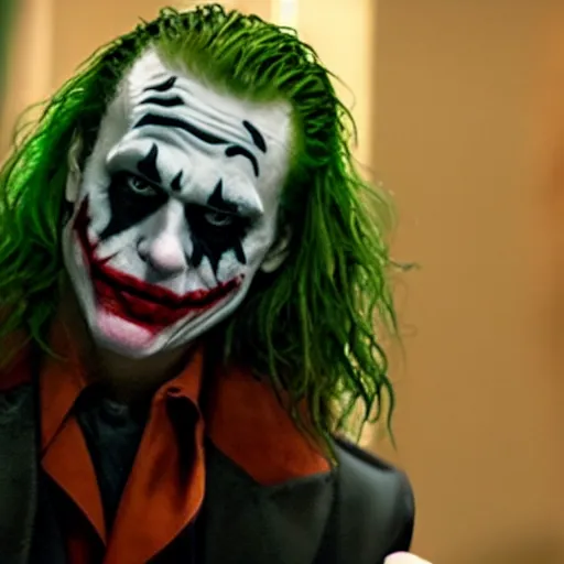 Image similar to The joker in Sons of anarchy very detail4K quality super realistic