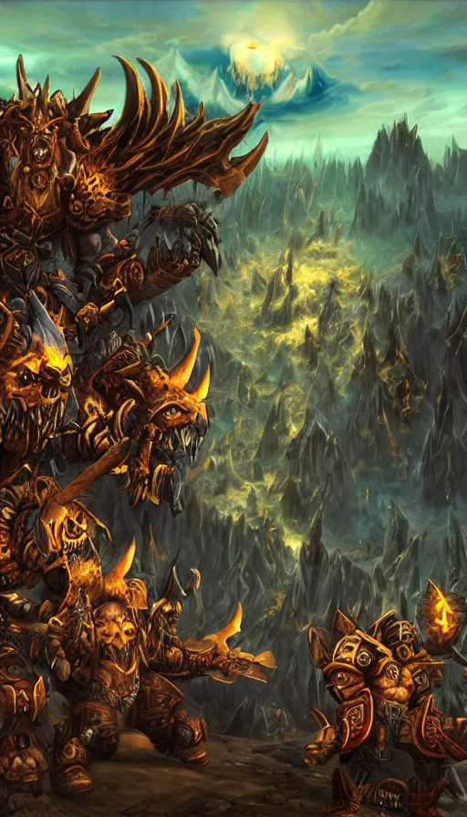 Image similar to the end of the world, from warcraft