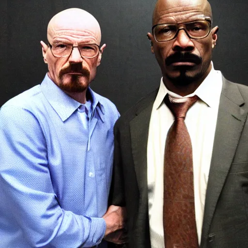 Image similar to walter white meets walter black, his african american version