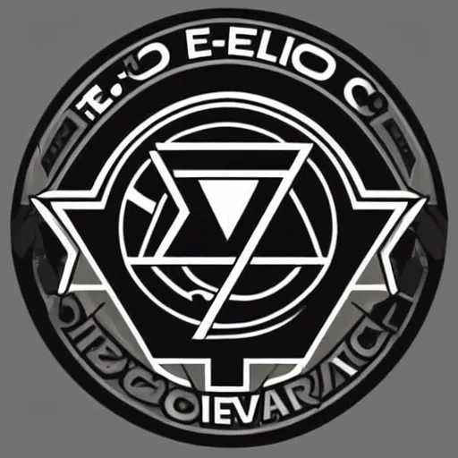 Prompt: t - shirt design that says echo alternative. with a triangle. alternative rock music style.