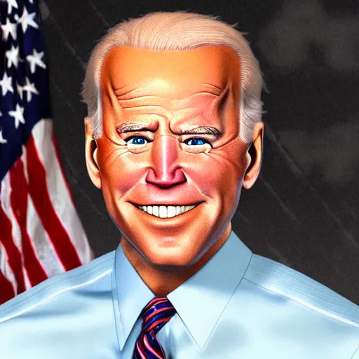 Prompt: ron Joe Biden in the style of small soldiers