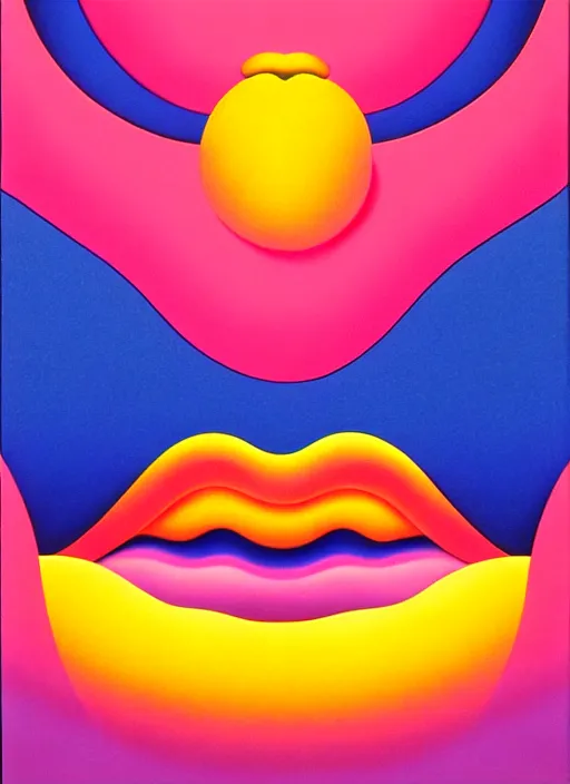 Image similar to kissing by shusei nagaoka, kaws, david rudnick, airbrush on canvas, pastell colours, cell shaded!!!, 8 k