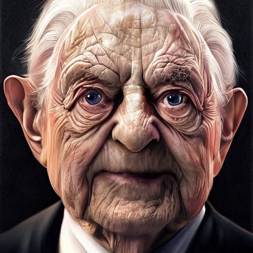 Prompt: Portrait of George Soros as the emperor palpatine made by stanly artgerm lau, wlop, rossdraws, james jean, andrei riabovitchev ,marc simonetti