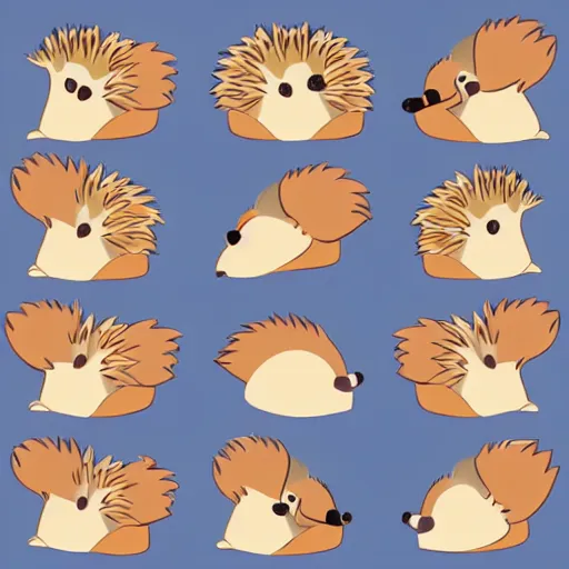 Image similar to cute adorable hedgehog sideview vector art