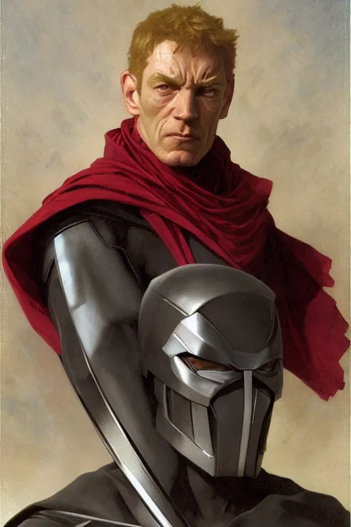 Image similar to Magneto from the X-Men by William Adolphe Bouguereau