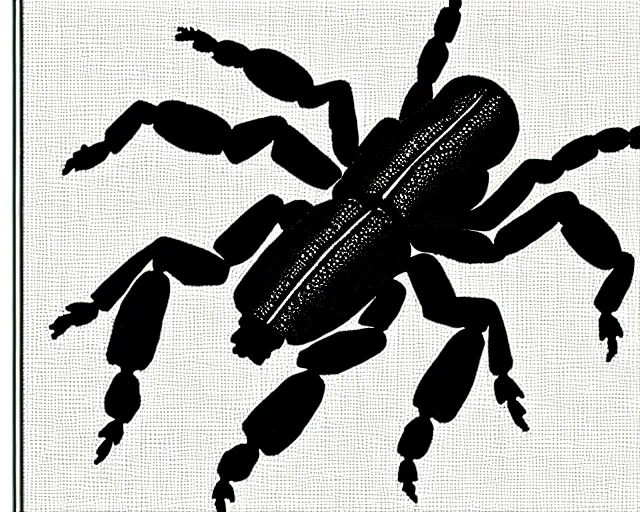 Image similar to a b & w illustration of a scorpion from a nes manual