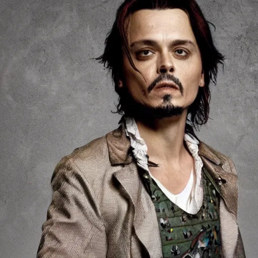 Image similar to johnny deep as a turtle