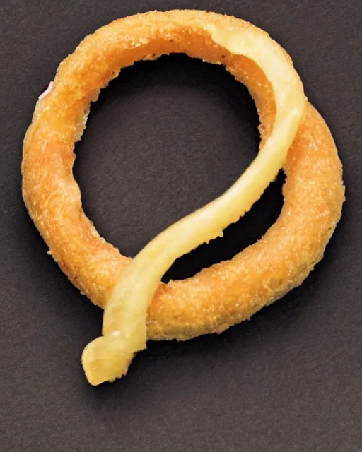 Image similar to An onion ring figure of eight, infinite