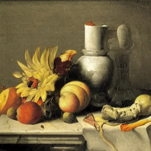 Image similar to vanitas still life