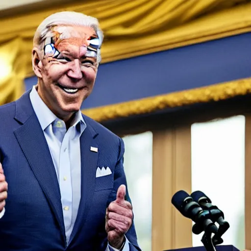 Image similar to Joe Biden in a GTA Video Game loading screen