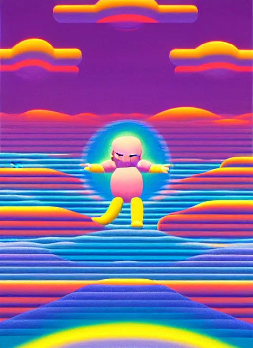 Image similar to spirit away by shusei nagaoka, kaws, david rudnick, airbrush on canvas, pastell colours, cell shaded, 8 k