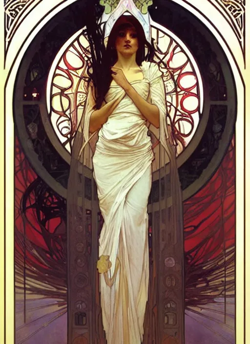 Prompt: September 1 is the day of knowledge, Greg Rutkowski and Alphonse Mucha, masterpiece