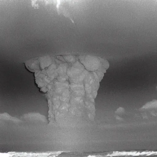 Image similar to underwater nuclear explosion