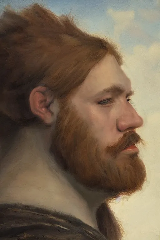 Image similar to hairy giant,art by Daniel Simon,trending on artstation, prehensile lighting product view,portrait,dutch golden age ,Digimon ,oil and canvas ,profile picture,