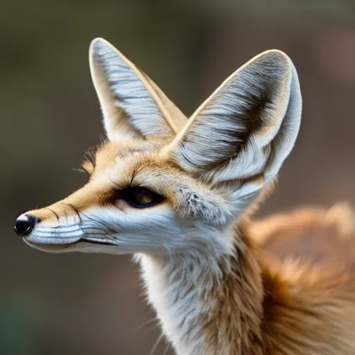 Image similar to photo of a fennec fox giraffe hybrid