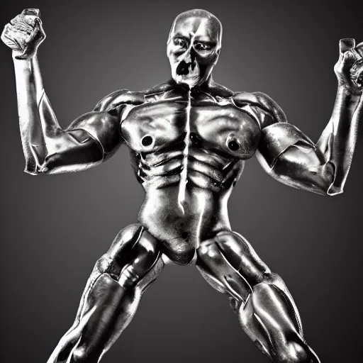 Image similar to man with four metal arms