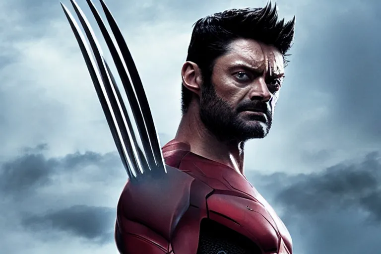 Image similar to film still of Karl Urban as wolverine in new X-men movie, 4k