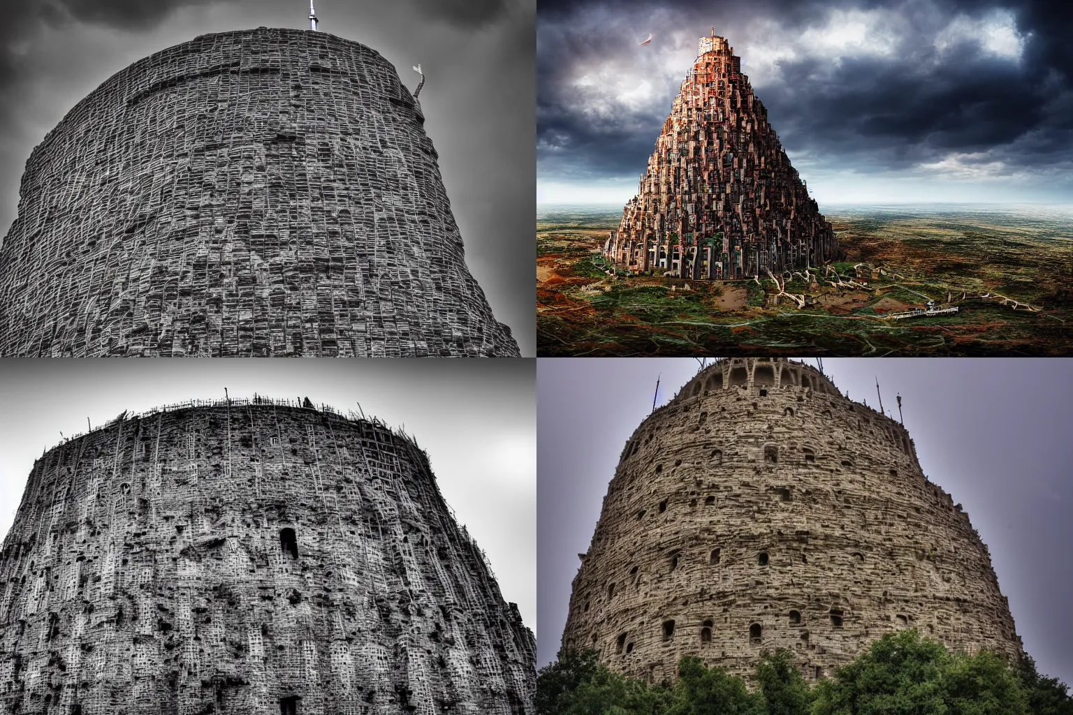 Prompt: award winning 4K photo of the tower of babel